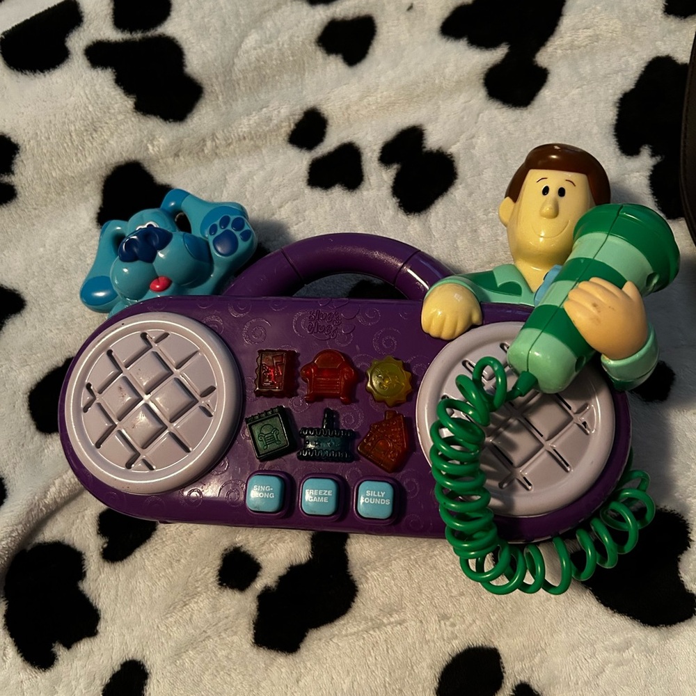 Vintage 1999 blues clues sing along radio
